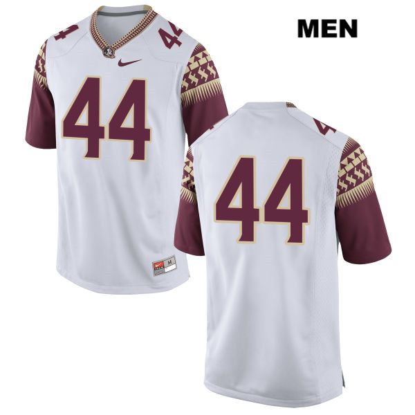 Men's NCAA Nike Florida State Seminoles #44 Chandler Marshall College No Name White Stitched Authentic Football Jersey ETJ2569NM